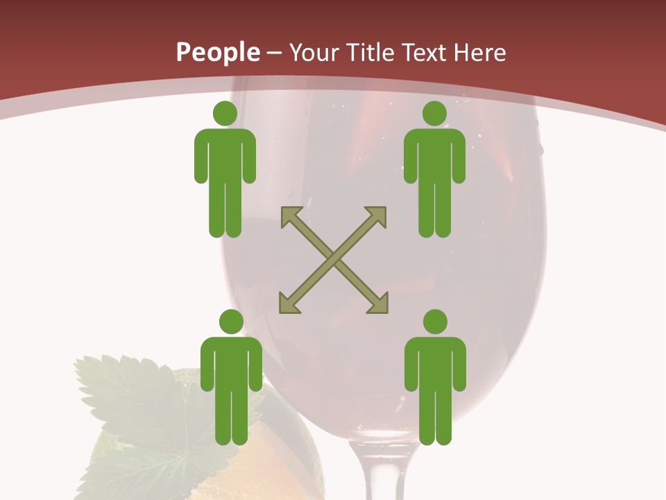 Fresh Wine Isolated PowerPoint Template