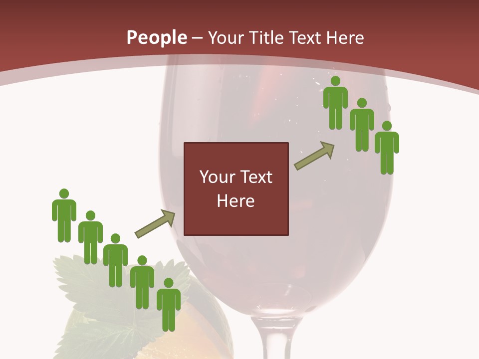 Fresh Wine Isolated PowerPoint Template