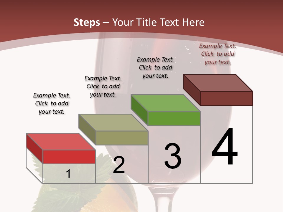 Fresh Wine Isolated PowerPoint Template
