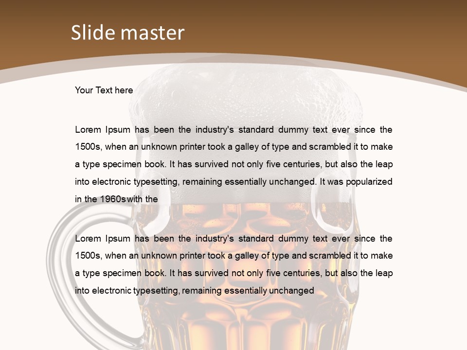 Bright Full Brewed PowerPoint Template