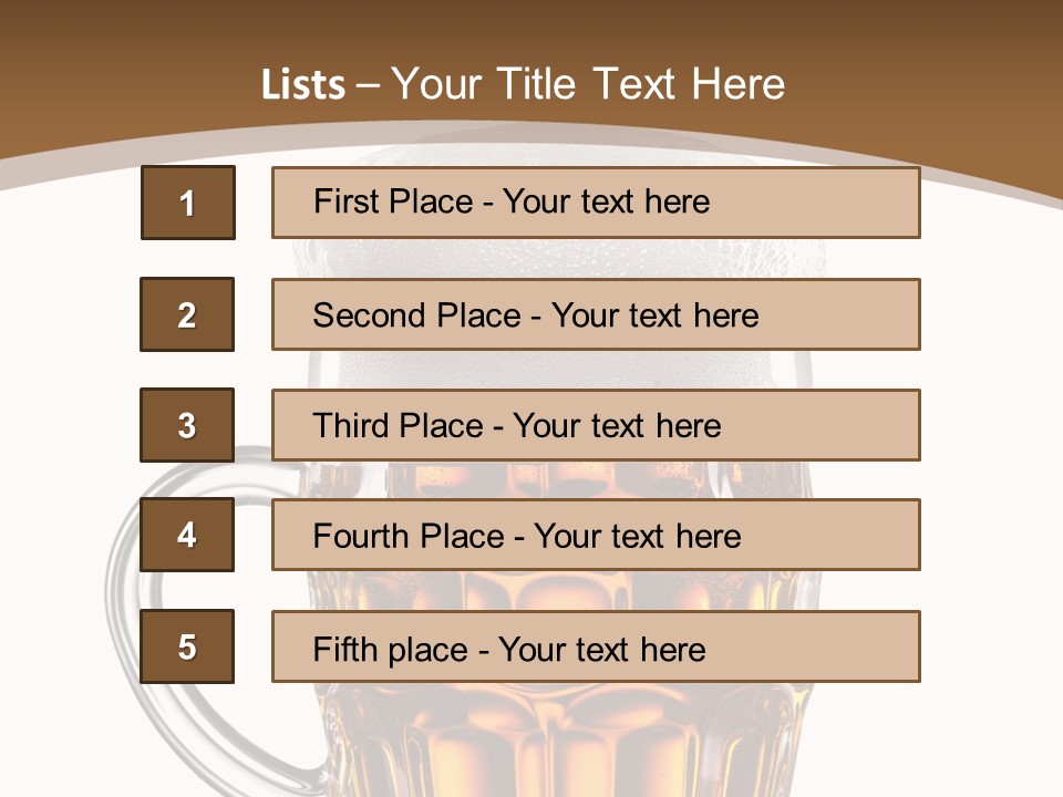 Bright Full Brewed PowerPoint Template