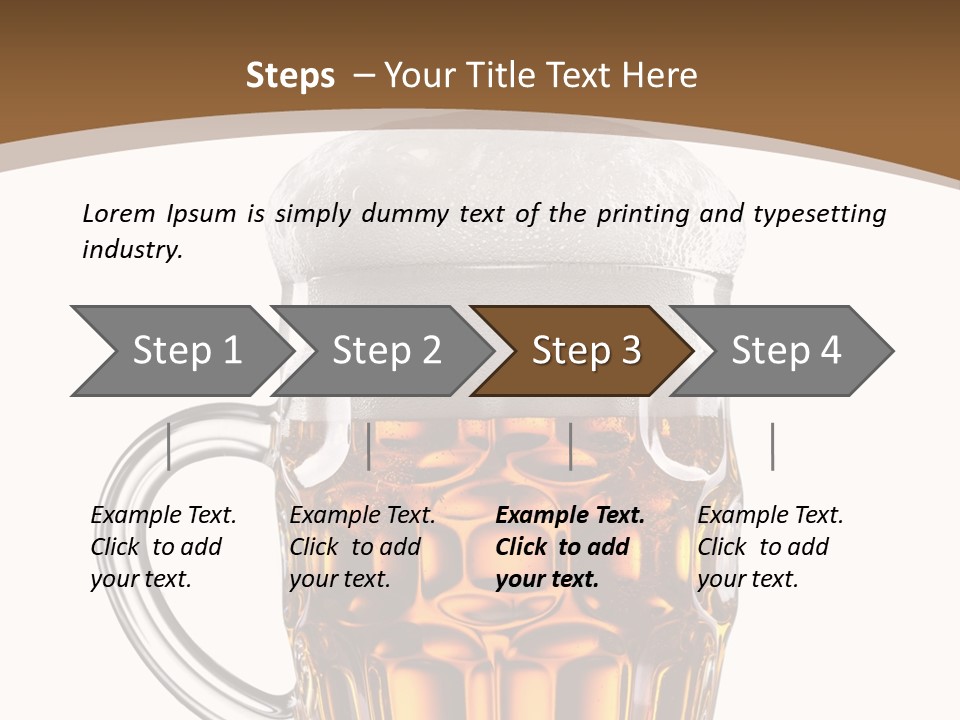 Bright Full Brewed PowerPoint Template