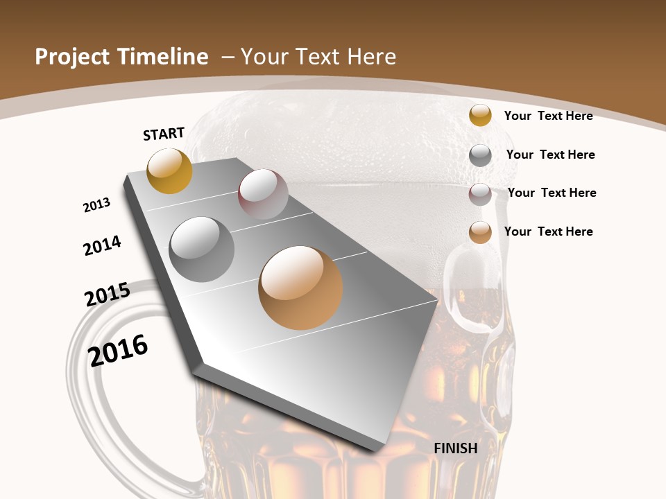 Bright Full Brewed PowerPoint Template
