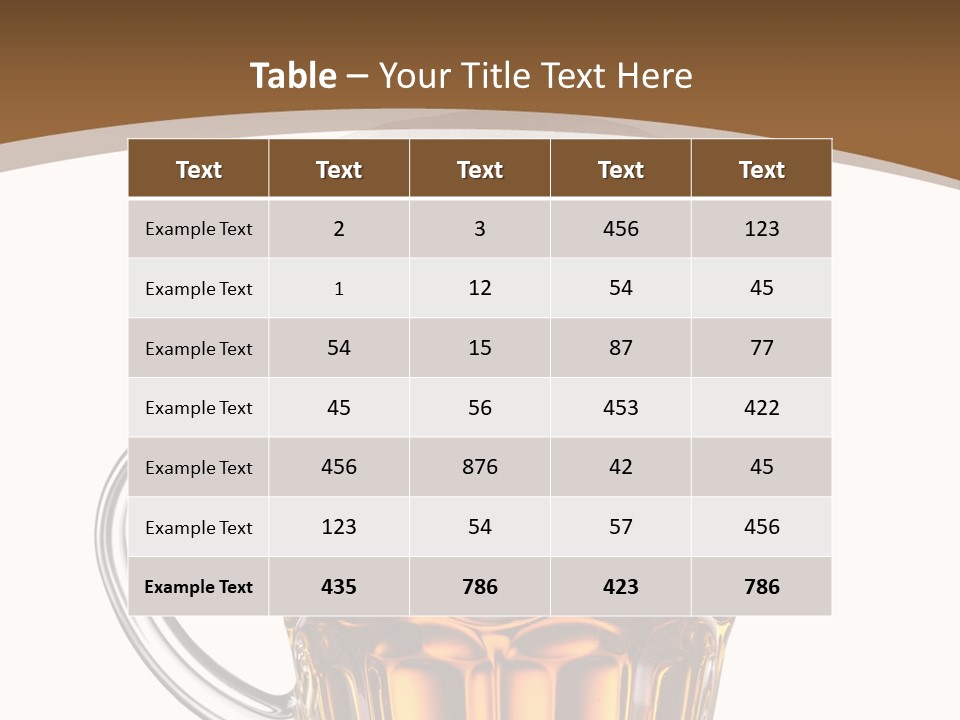 Bright Full Brewed PowerPoint Template