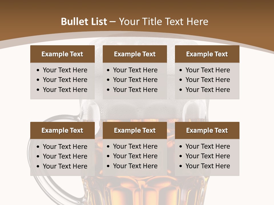 Bright Full Brewed PowerPoint Template