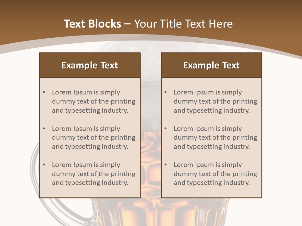 Bright Full Brewed PowerPoint Template