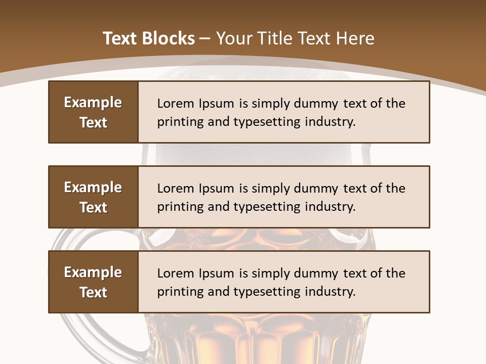 Bright Full Brewed PowerPoint Template
