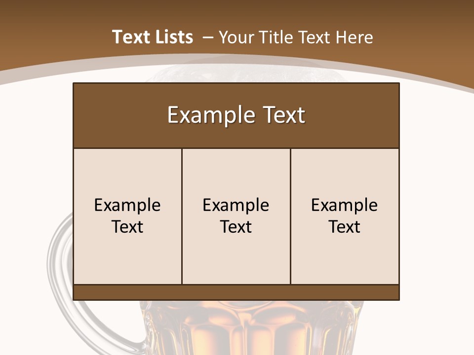 Bright Full Brewed PowerPoint Template