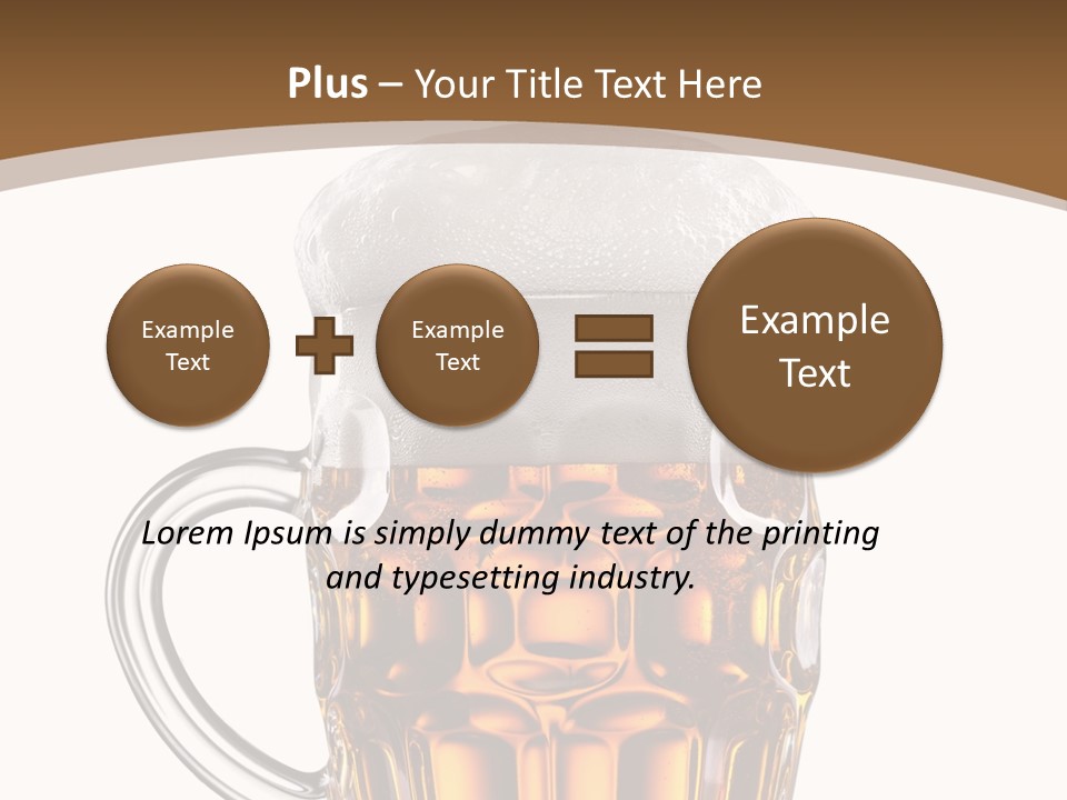 Bright Full Brewed PowerPoint Template