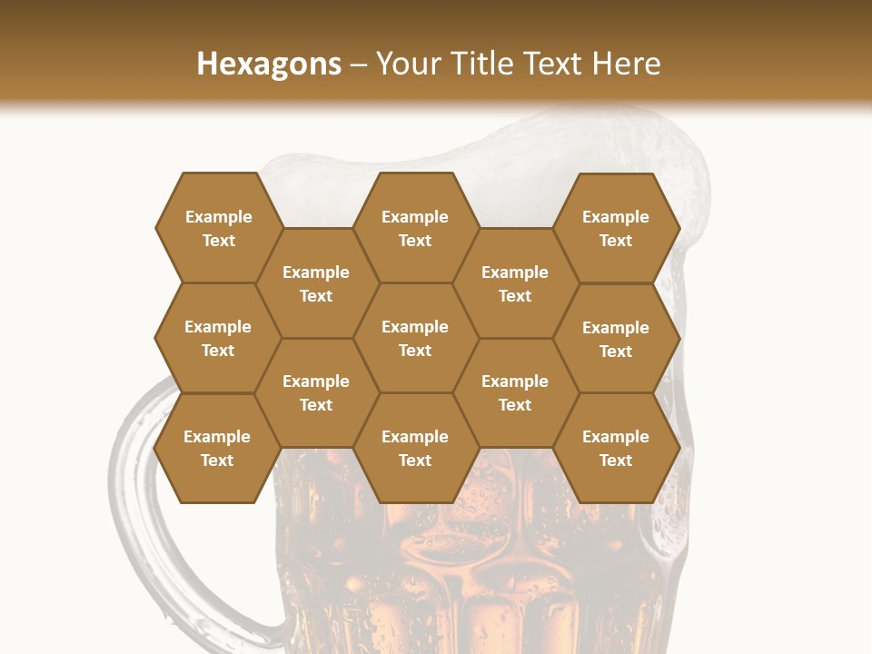 Drop Brewed Shape PowerPoint Template