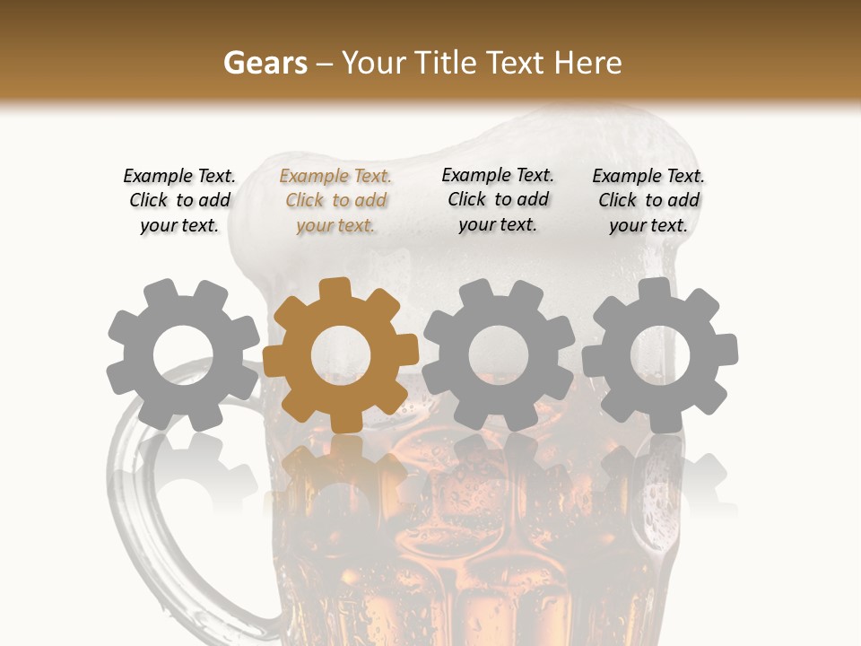 Drop Brewed Shape PowerPoint Template