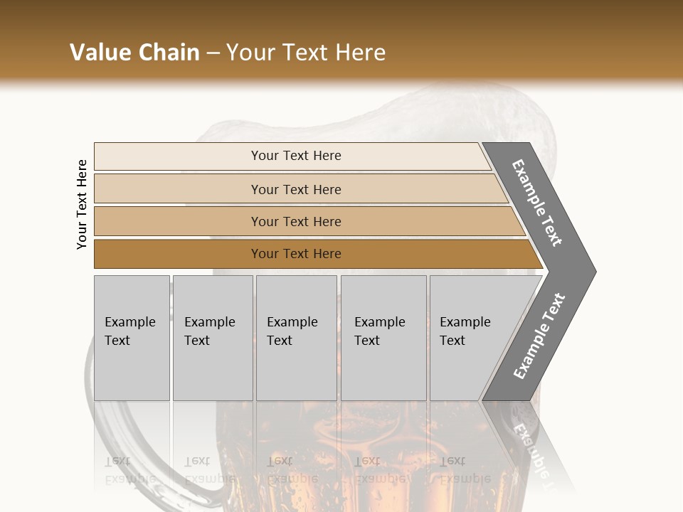 Drop Brewed Shape PowerPoint Template