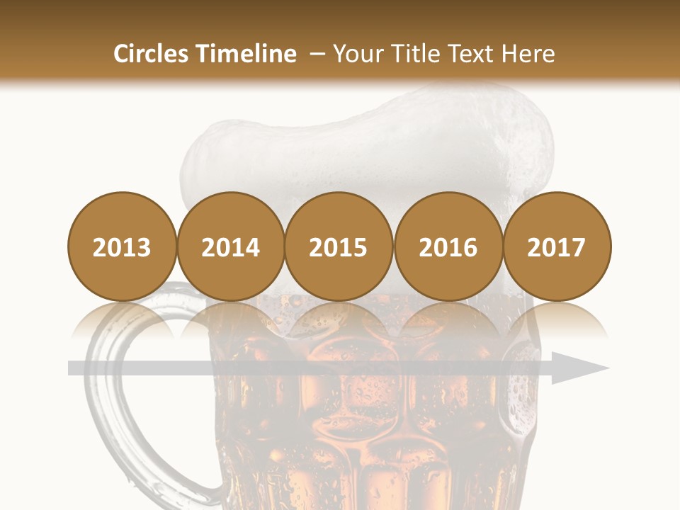 Drop Brewed Shape PowerPoint Template