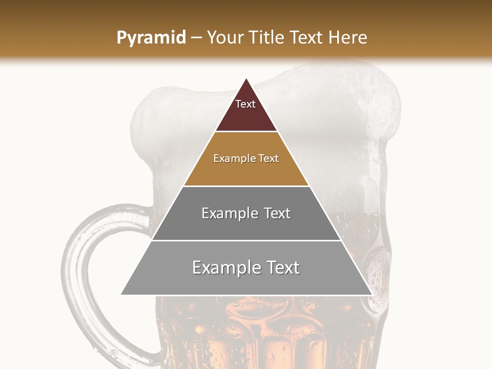 Drop Brewed Shape PowerPoint Template