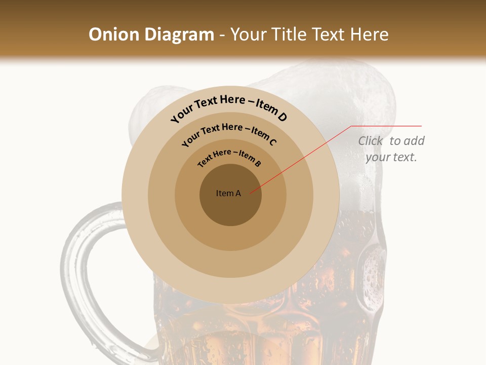 Drop Brewed Shape PowerPoint Template