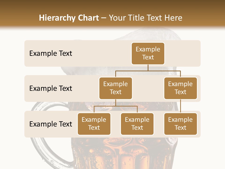 Drop Brewed Shape PowerPoint Template