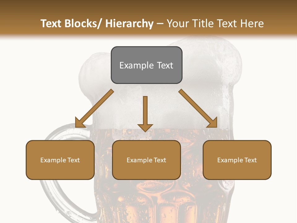 Drop Brewed Shape PowerPoint Template