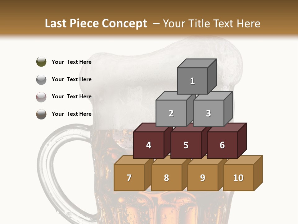 Drop Brewed Shape PowerPoint Template