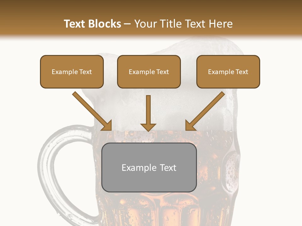 Drop Brewed Shape PowerPoint Template