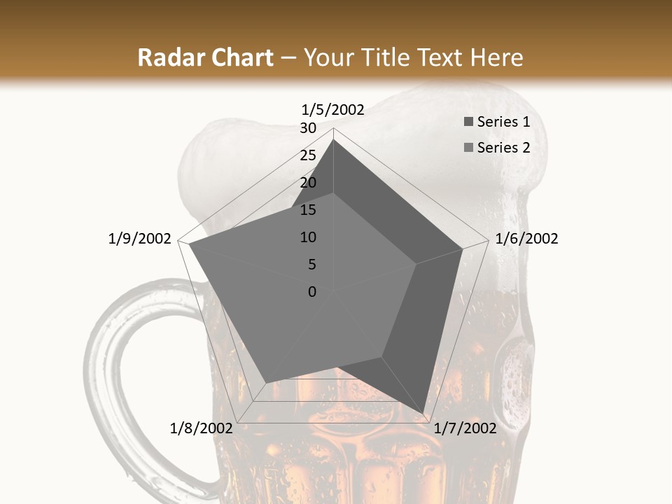 Drop Brewed Shape PowerPoint Template