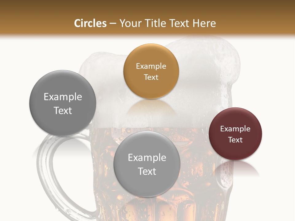 Drop Brewed Shape PowerPoint Template