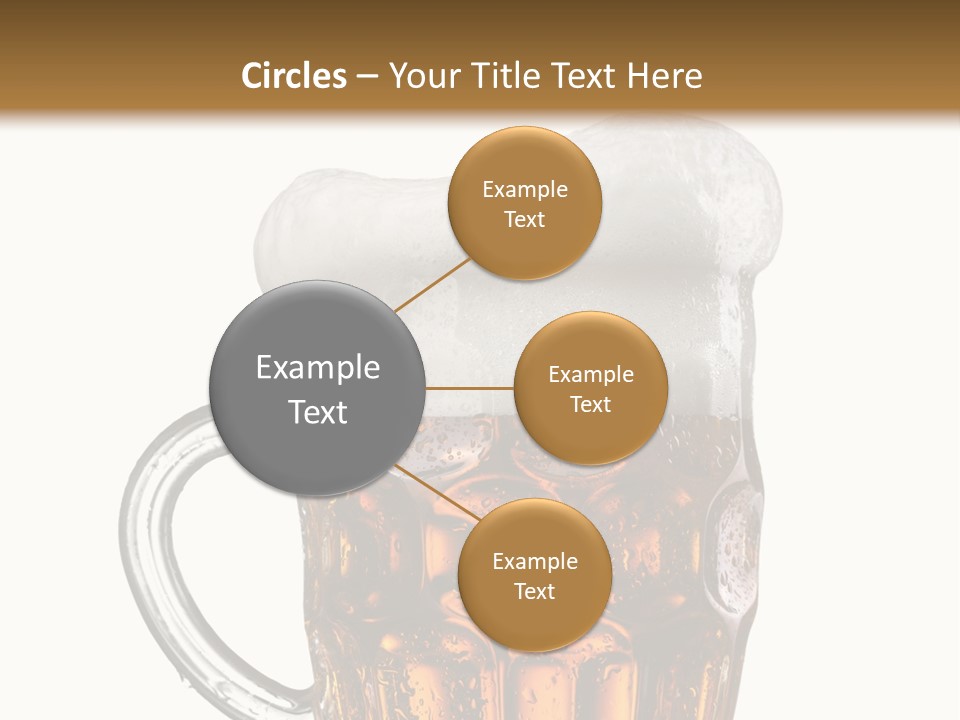 Drop Brewed Shape PowerPoint Template