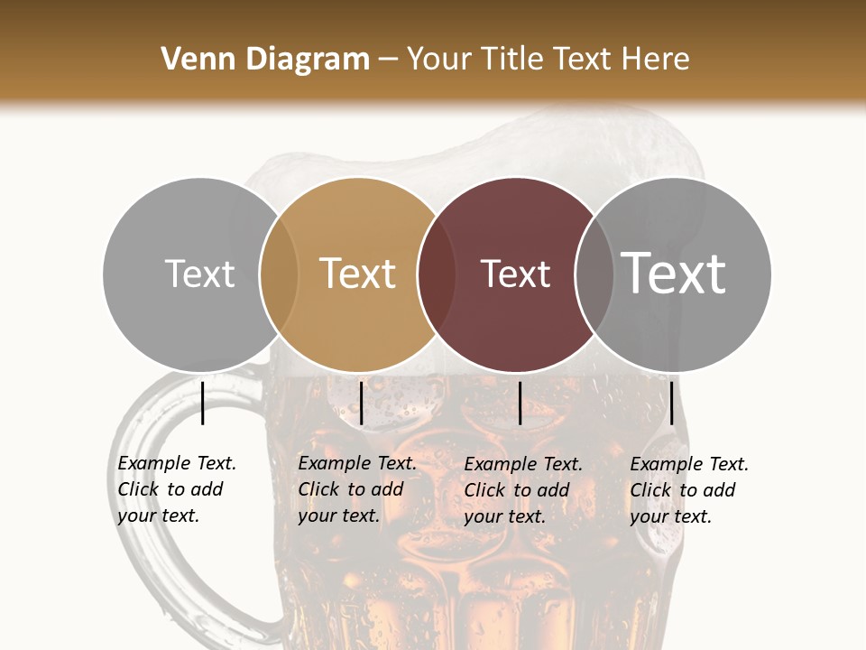 Drop Brewed Shape PowerPoint Template