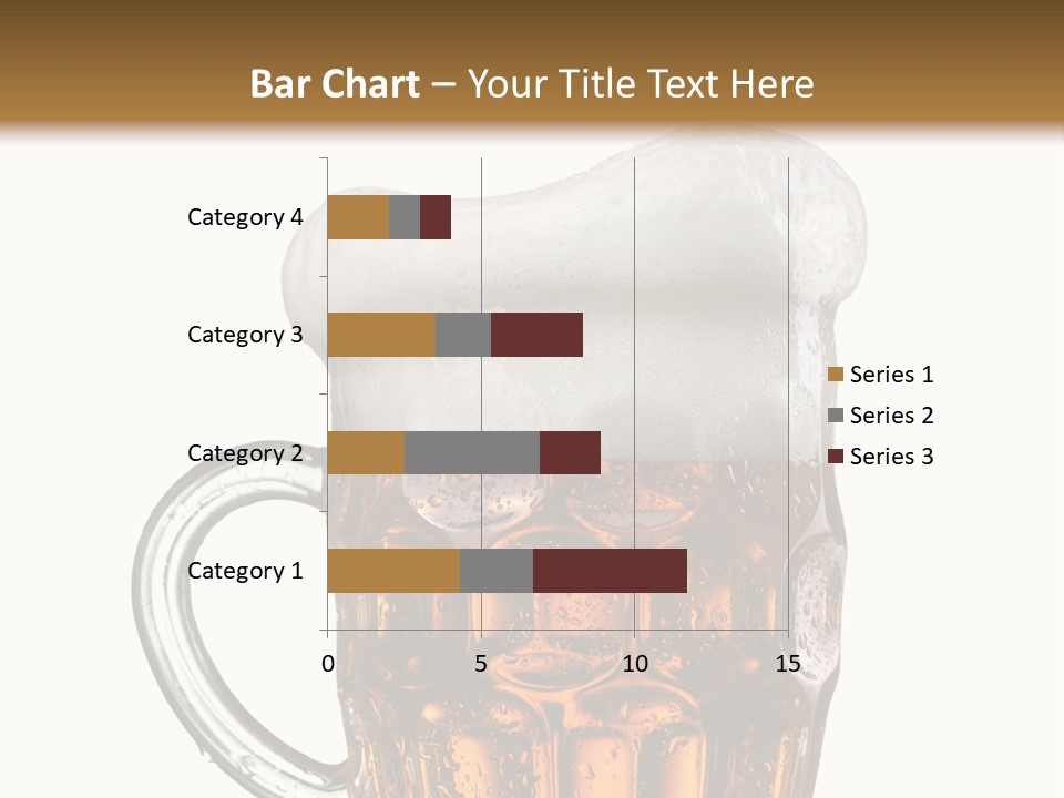 Drop Brewed Shape PowerPoint Template