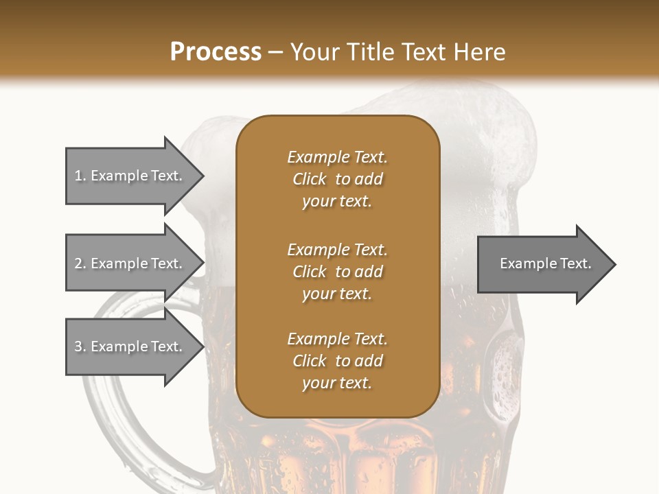 Drop Brewed Shape PowerPoint Template