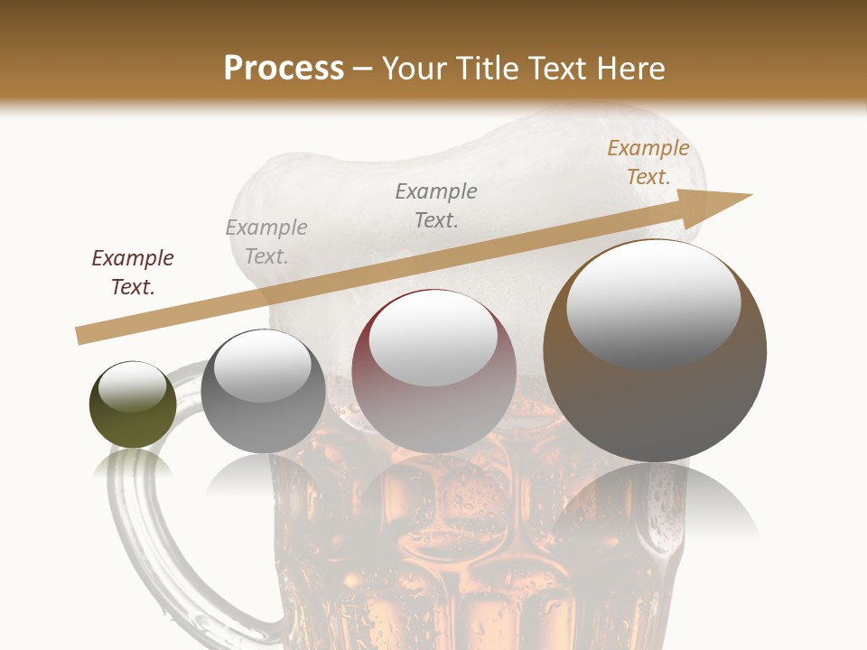 Drop Brewed Shape PowerPoint Template