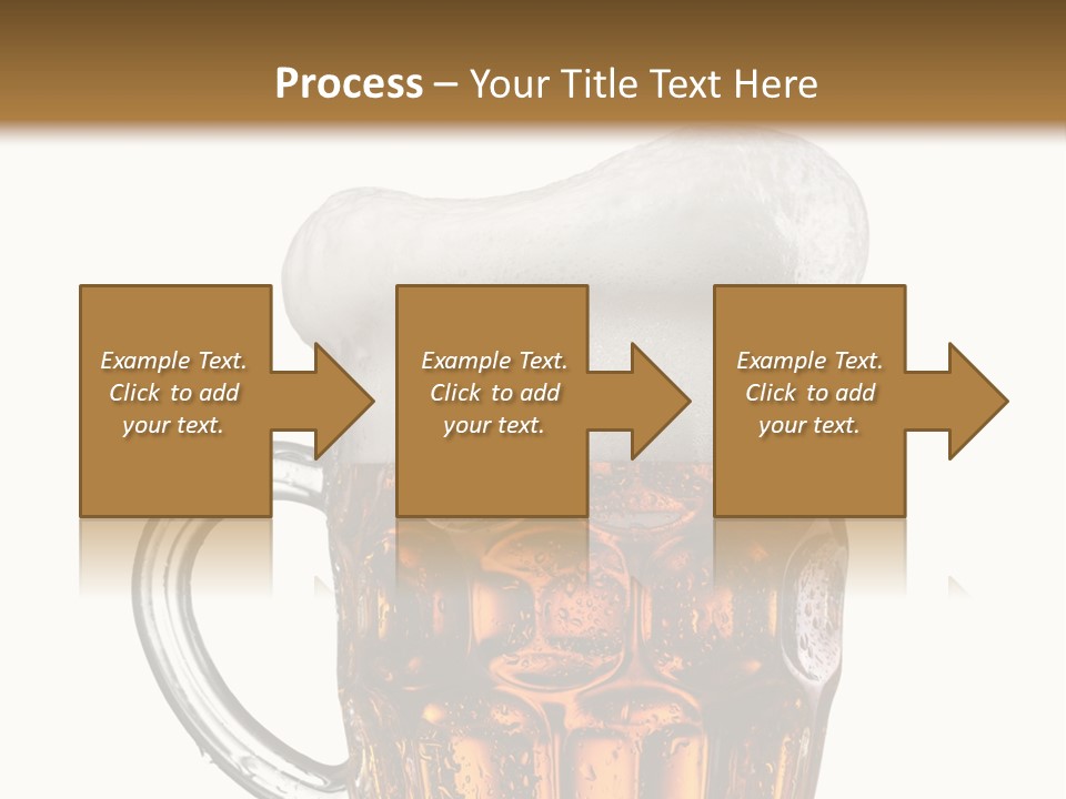 Drop Brewed Shape PowerPoint Template