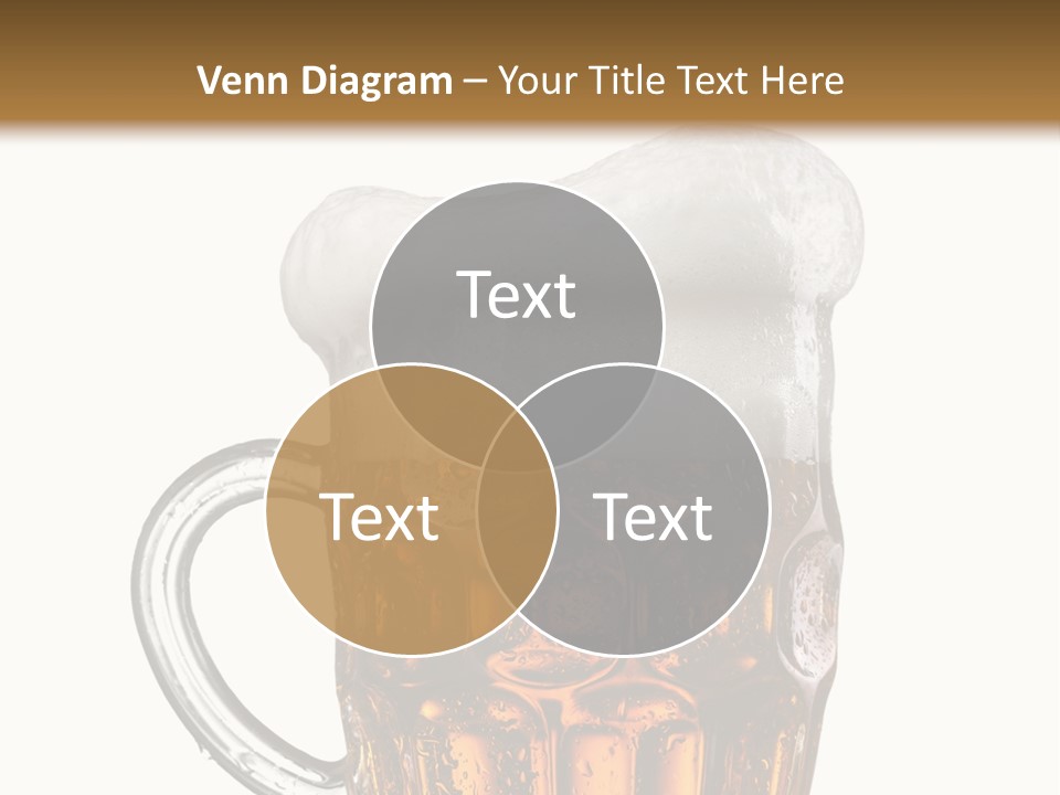 Drop Brewed Shape PowerPoint Template