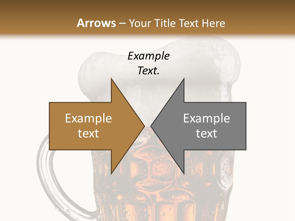 Drop Brewed Shape PowerPoint Template
