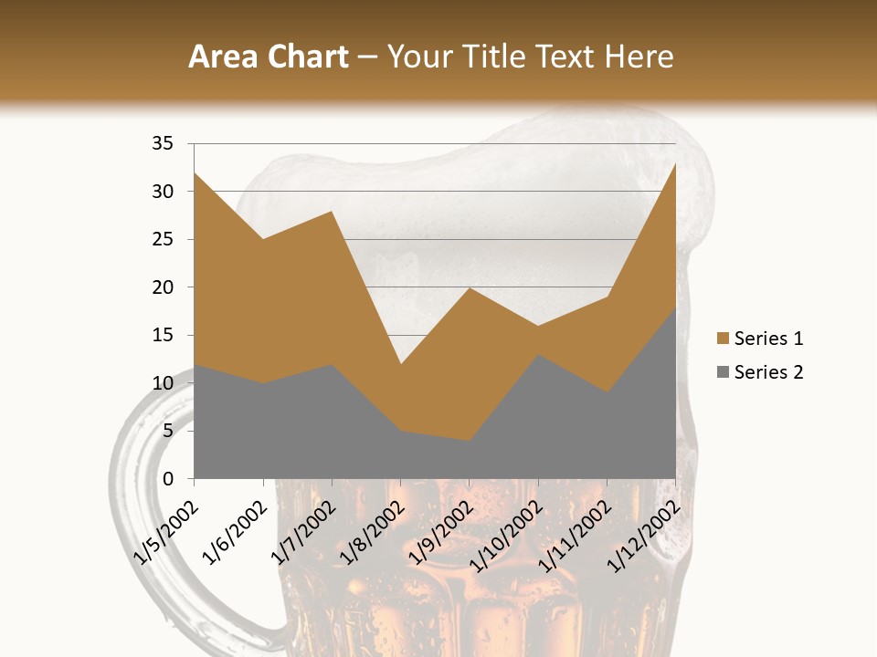Drop Brewed Shape PowerPoint Template
