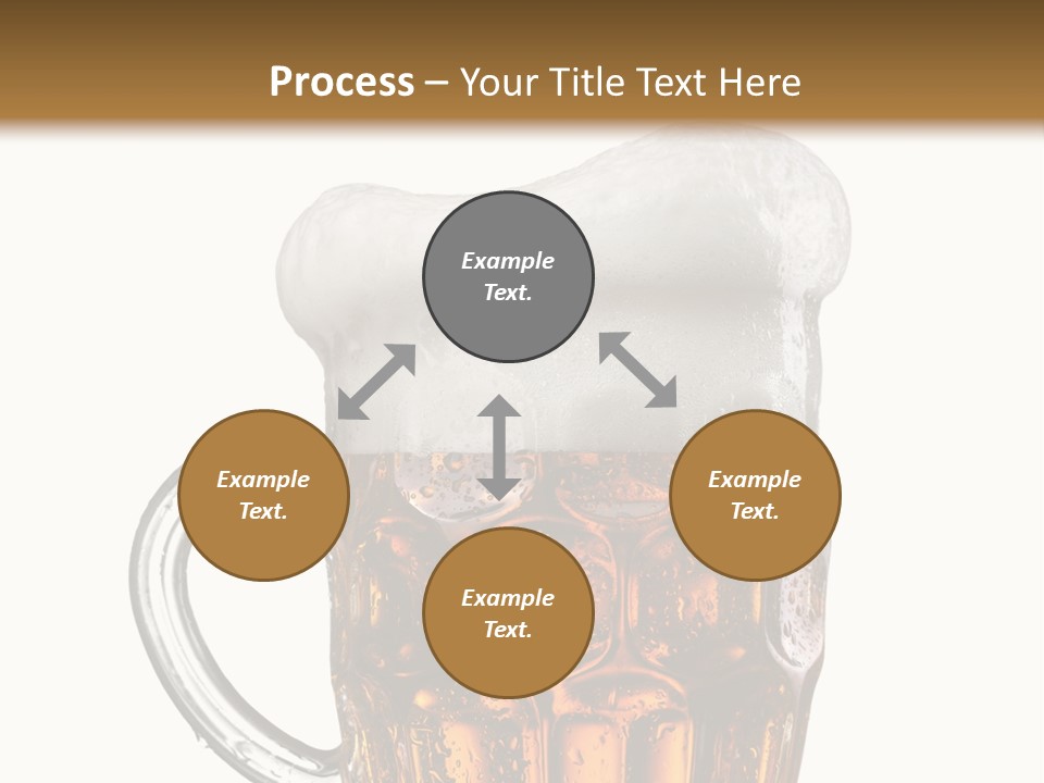 Drop Brewed Shape PowerPoint Template