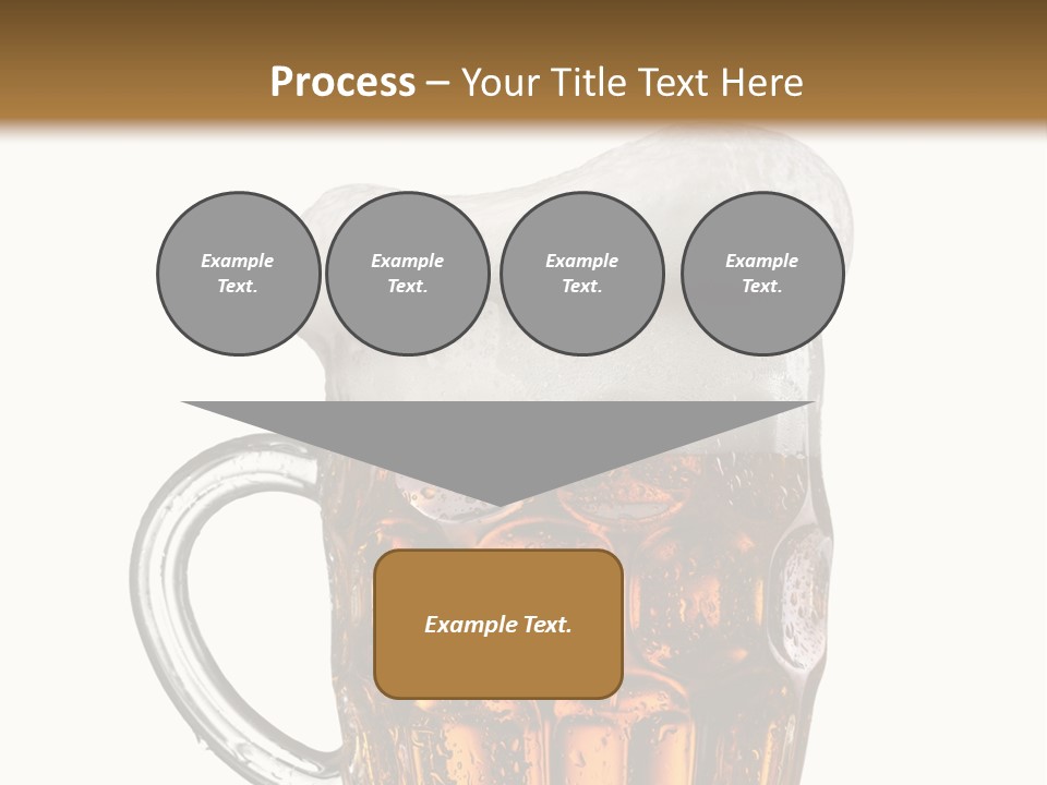 Drop Brewed Shape PowerPoint Template