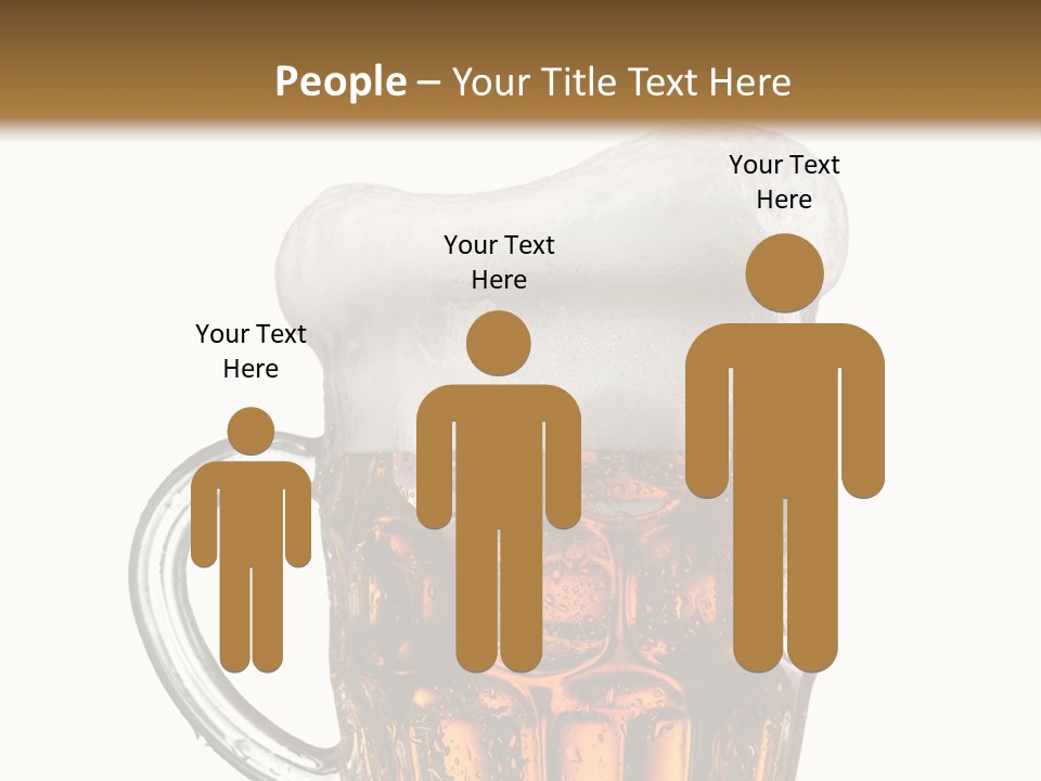 Drop Brewed Shape PowerPoint Template