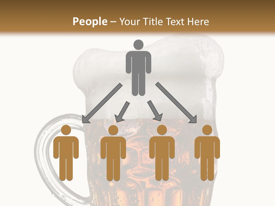 Drop Brewed Shape PowerPoint Template