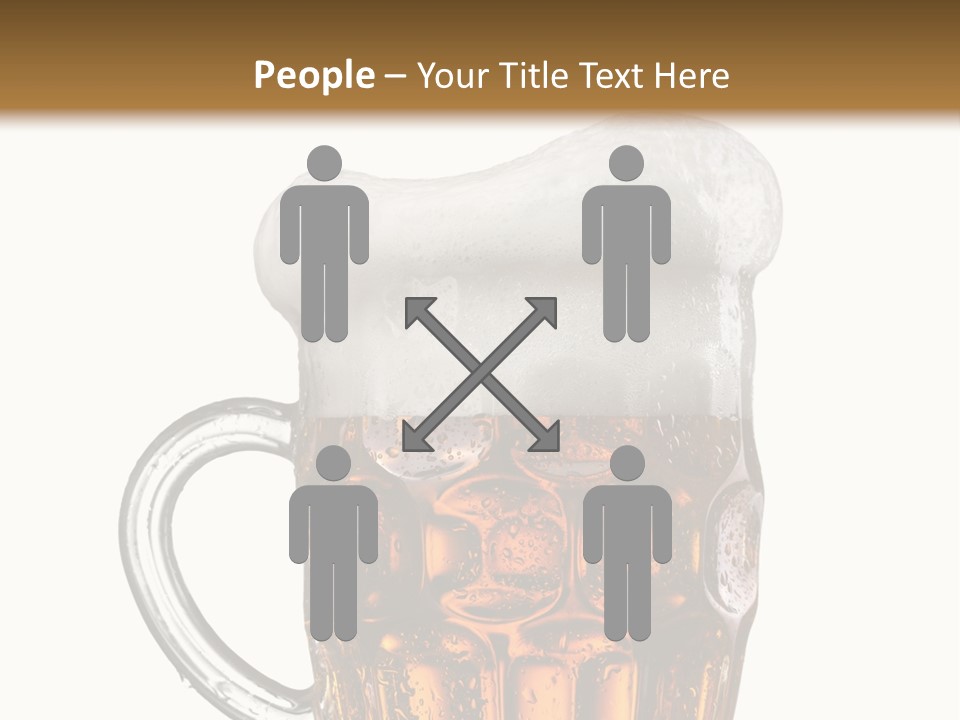 Drop Brewed Shape PowerPoint Template