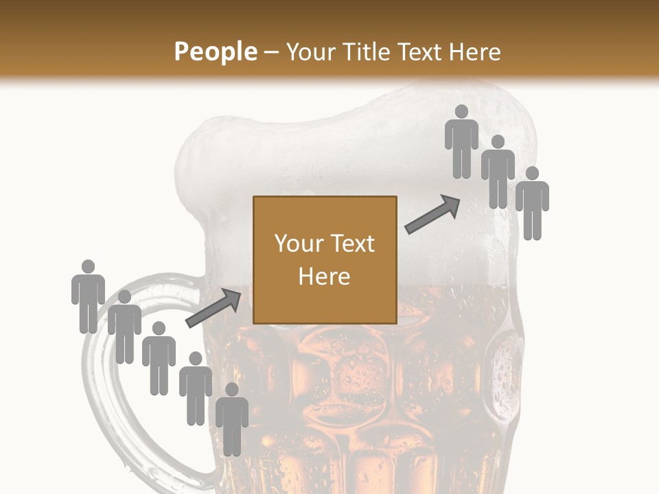 Drop Brewed Shape PowerPoint Template