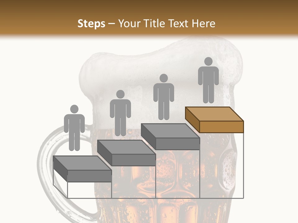 Drop Brewed Shape PowerPoint Template