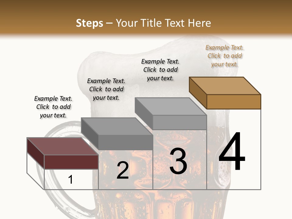 Drop Brewed Shape PowerPoint Template