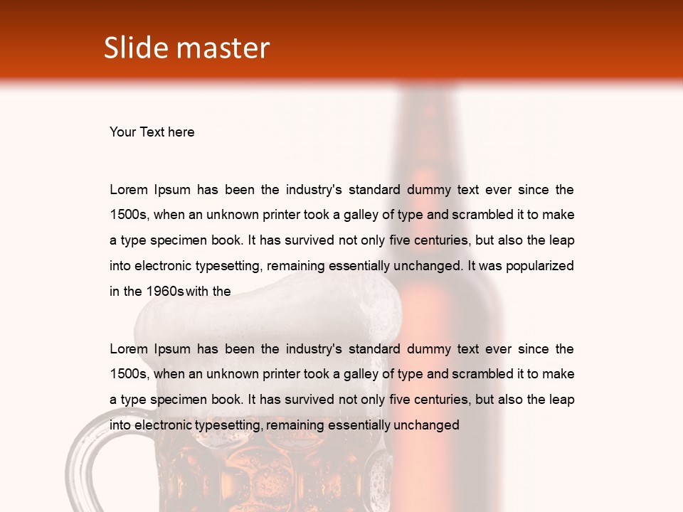 Cool Beer Ales PowerPoint Template