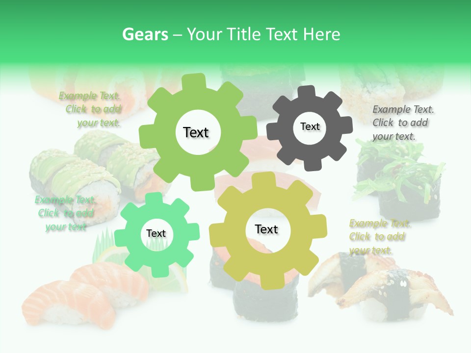 Oriental California Sauce PowerPoint Template