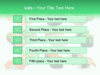 Oriental California Sauce PowerPoint Template