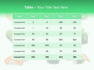 Oriental California Sauce PowerPoint Template