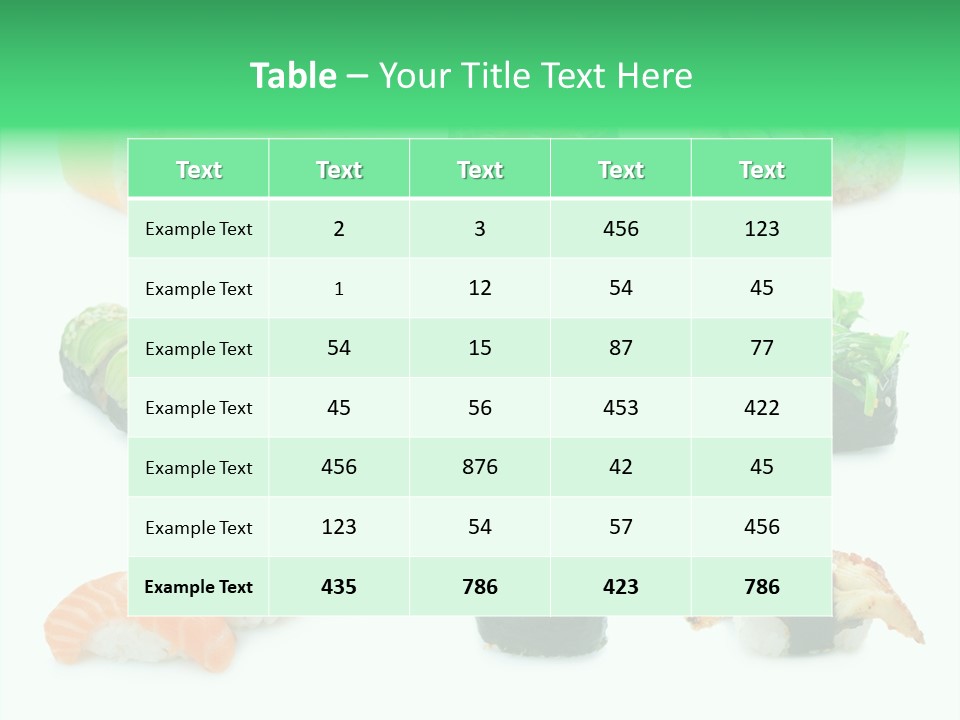 Oriental California Sauce PowerPoint Template