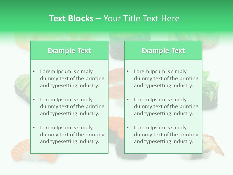 Oriental California Sauce PowerPoint Template