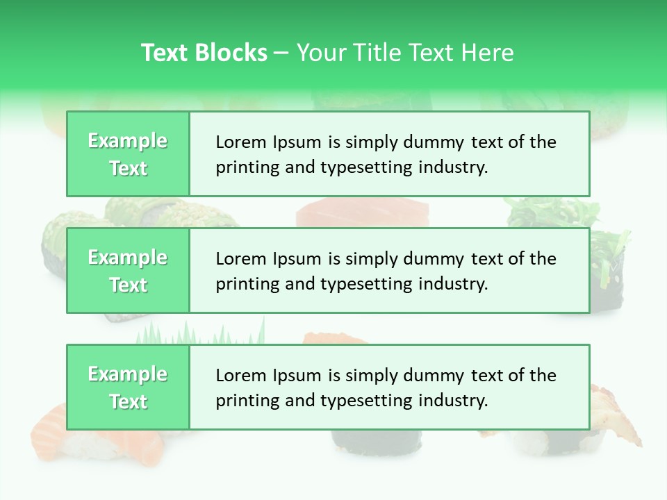 Oriental California Sauce PowerPoint Template