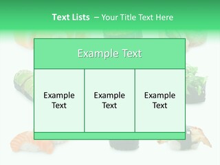 Oriental California Sauce PowerPoint Template